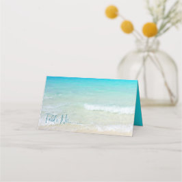 Tropisch strand Scene Turquoise Water Plaatskaartje