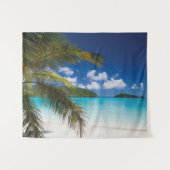 Tropisch strand scène wandkleed (Voorkant (horizontaal))