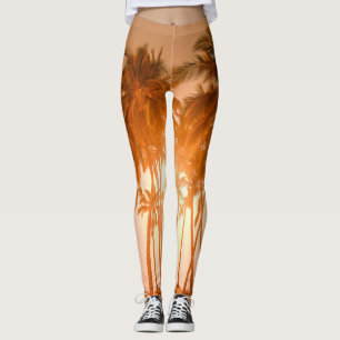 Tropisch strand: schilderachtig natuurlijk uitzich leggings