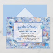 Tropisch strand Seashells Seaside Vrijgezellenfees Kaart (Voorkant / Achterkant)