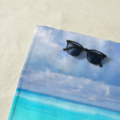 Tropisch strand Seashells Strandlaken (In situ)