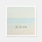 Tropisch strand servet (Voorkant)