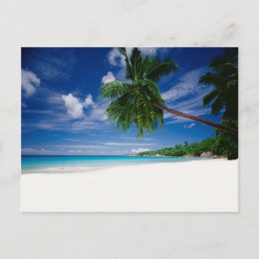 Tropisch strand | Seychellen Briefkaart (Voorkant)