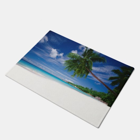 Tropisch strand | Seychellen Deurmat (Schuin)