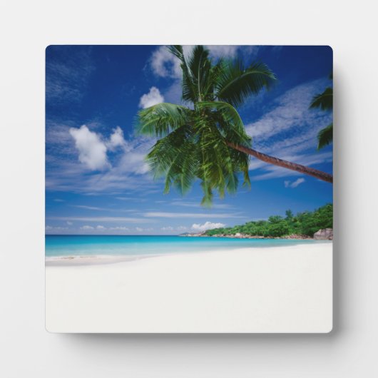 Tropisch strand | Seychellen Fotoplaat (Voorkant)