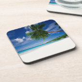 Tropisch strand | Seychellen Onderzetter (Linkerzijde)