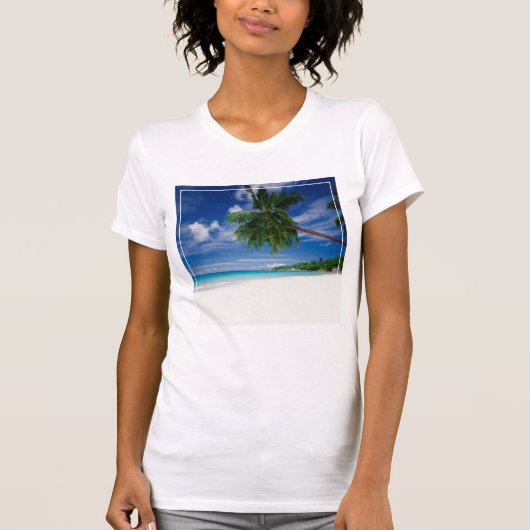 Tropisch strand | Seychellen T-shirt (Voorkant)