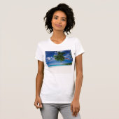 Tropisch strand | Seychellen T-shirt (Voorkant volledig)
