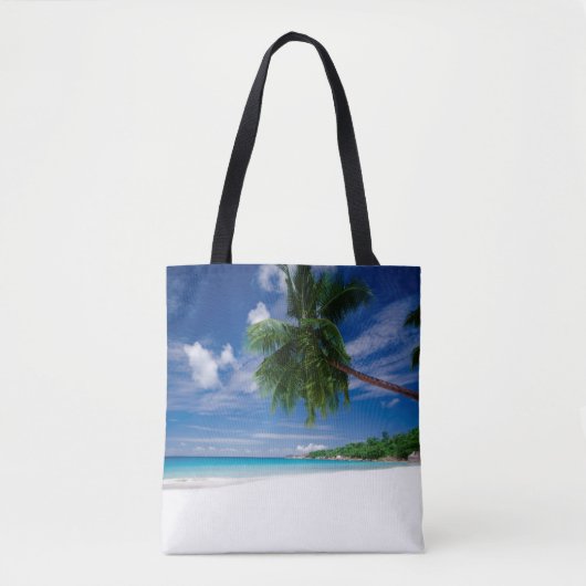 Tropisch strand | Seychellen Tote Bag (Voorkant)