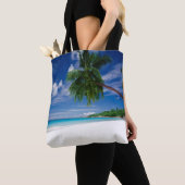 Tropisch strand | Seychellen Tote Bag (Dichtbij)