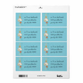 Tropisch strand Shells Starfish Nautilus Summer Etiket (Full Sheet)