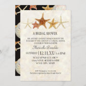 Tropisch strand Shells Starfish Nautilus Summer Kaart (Voorkant / Achterkant)