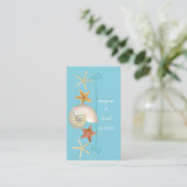 Tropisch strand Shells Starfish Nautilus Summer Plaatskaartje (Staand voorkant)