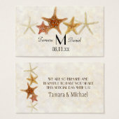 Tropisch strand Shells Starfish Nautilus Summer Visitekaartjes (Voorkant /achterkant)