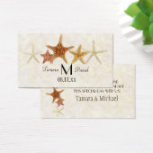 Tropisch strand Shells Starfish Nautilus Summer Visitekaartjes (Bureau)