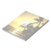 Tropisch strand Shoreline Notitieblok (Linkerzijde)