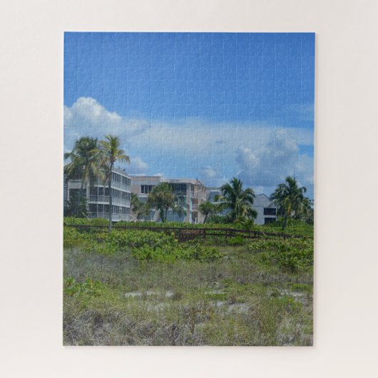 Tropisch strand side paradise legpuzzel (Verticaal)