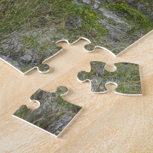 Tropisch strand side paradise legpuzzel (Zijkant)