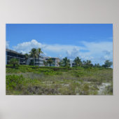 Tropisch strand side paradise poster (Voorkant)