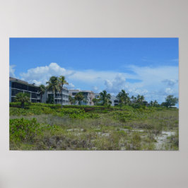 Tropisch strand side paradise poster