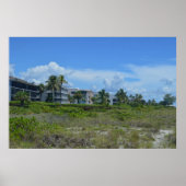 Tropisch strand side paradise poster (Voorkant)