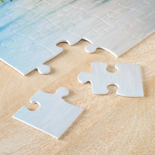 Tropisch strand spelen Puzzle Legpuzzel (Zijkant)