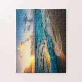 Tropisch strand spelpuzzel legpuzzel (Verticaal)
