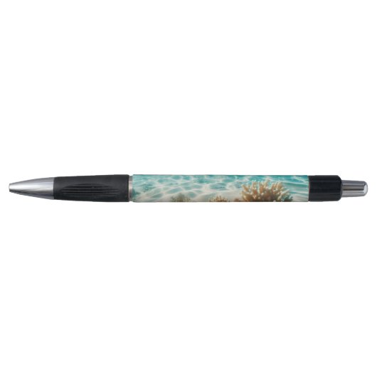 Tropisch strand Starfish Seashells Ocean Scene Pen (Voorkant)