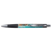Tropisch strand Starfish Seashells Ocean Scene Pen (Achterkant)