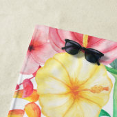 Tropisch strand strandlaken (In situ)