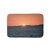 Tropisch strand Sunset Badmat (Voorkant)