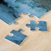 Tropisch strand Sunset Glow Tide Love Quote Legpuzzel (Zijkant)