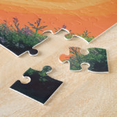 Tropisch strand Sunset Legpuzzel (Zijkant)