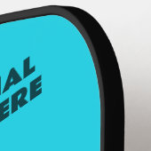 Tropisch strand Sunset Pickleball Paddle (Links Detail)