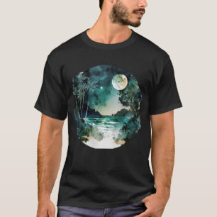 Tropisch strand Sunset T-shirt