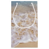 tropisch strand surf op zand klein cadeauzakje (Achterkant)