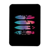 Tropisch strand Surf Surfboard Surfred Surfer Ocea Magneet (Verticaal)