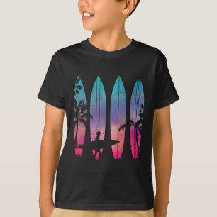 Tropisch Strand Surf Surfplank Surfen Surfer Oceaa T-shirt