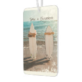 Tropisch strand, surfplank luchtverfrisser (Links)