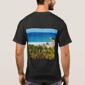 Tropisch strand t-shirt (Achterkant)