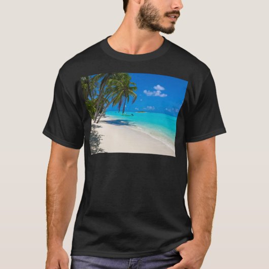 Tropisch Strand T-shirt (Voorkant)