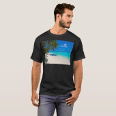 Tropisch Strand T-shirt (Voorkant volledig)