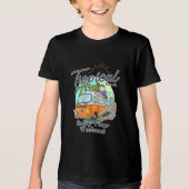 Tropisch strand T-shirt ontwerp (Voorkant)