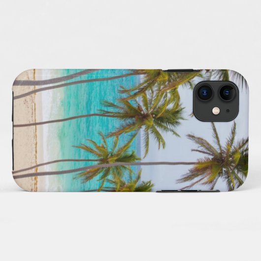 Tropisch strand thema Case-Mate iPhone case (Achterkant (horizontaal))