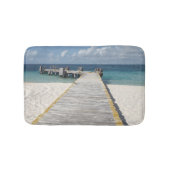 Tropisch strand thema rustig badmat (Voorkant)