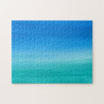 Tropisch strand tijdens verblijf thuis uitdagend legpuzzel<br><div class="desc">Dit verzachtende, tropische ontwerp is in waterverf blauw en groen en hoewel uitdagend, voorspellingen helderdere dagen vooruit! Klik de aanpassingsknoop voor meer flexibiliteit in het aanpassen van grafisch of het toevoegen van uw eigen persoonlijke tekst. De variaties van dit ontwerp en de coördinerende producten zijn beschikbaar in onze winkel, zazzle.com/store/doodlelulu....</div>