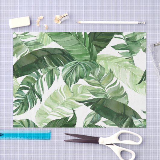 Tropisch strand tissuepapier (Craft)