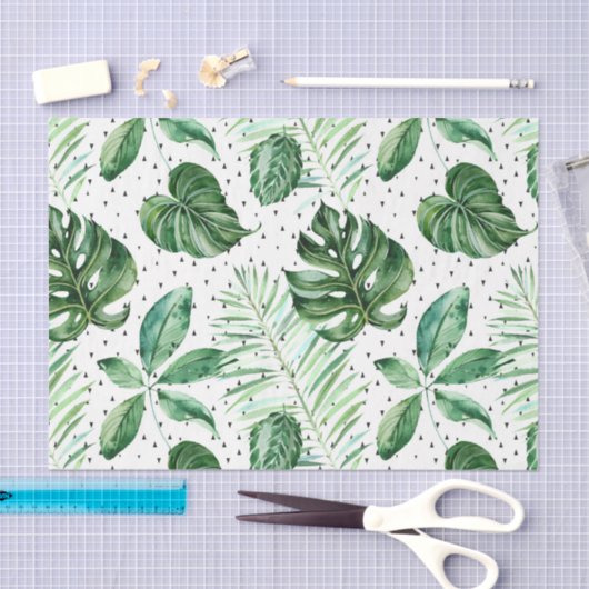 Tropisch strand tissuepapier (Craft)