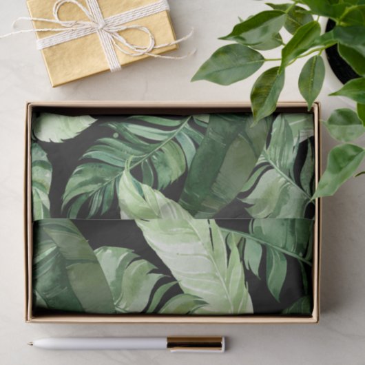 Tropisch strand tissuepapier (Geschenk)