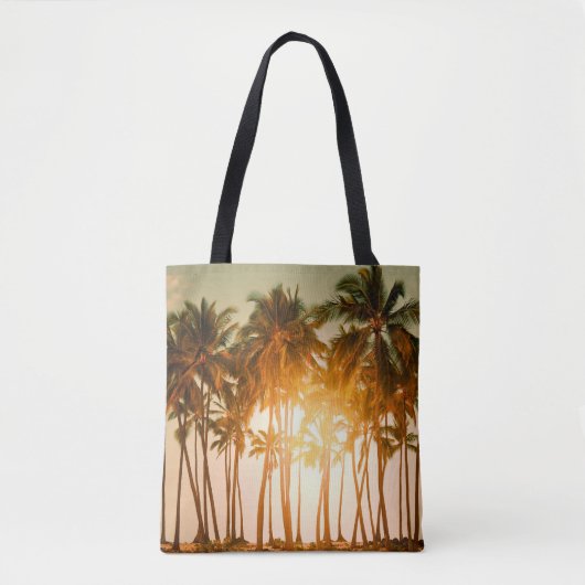 Tropisch strand tote bag (Voorkant)